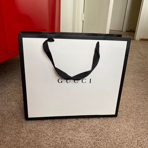 Gucci paper bag